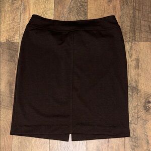 New York & Company Chocolate Brown Pencil Skirt, Size Medium